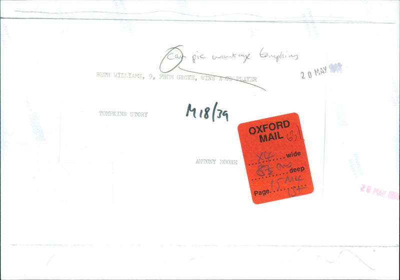 Beth Williams - Vintage Photograph