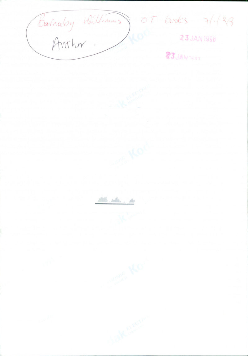 Barnaby Williams - Vintage Photograph