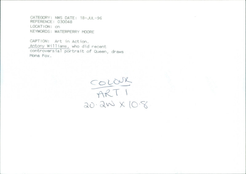 Antony Williams - Vintage Photograph