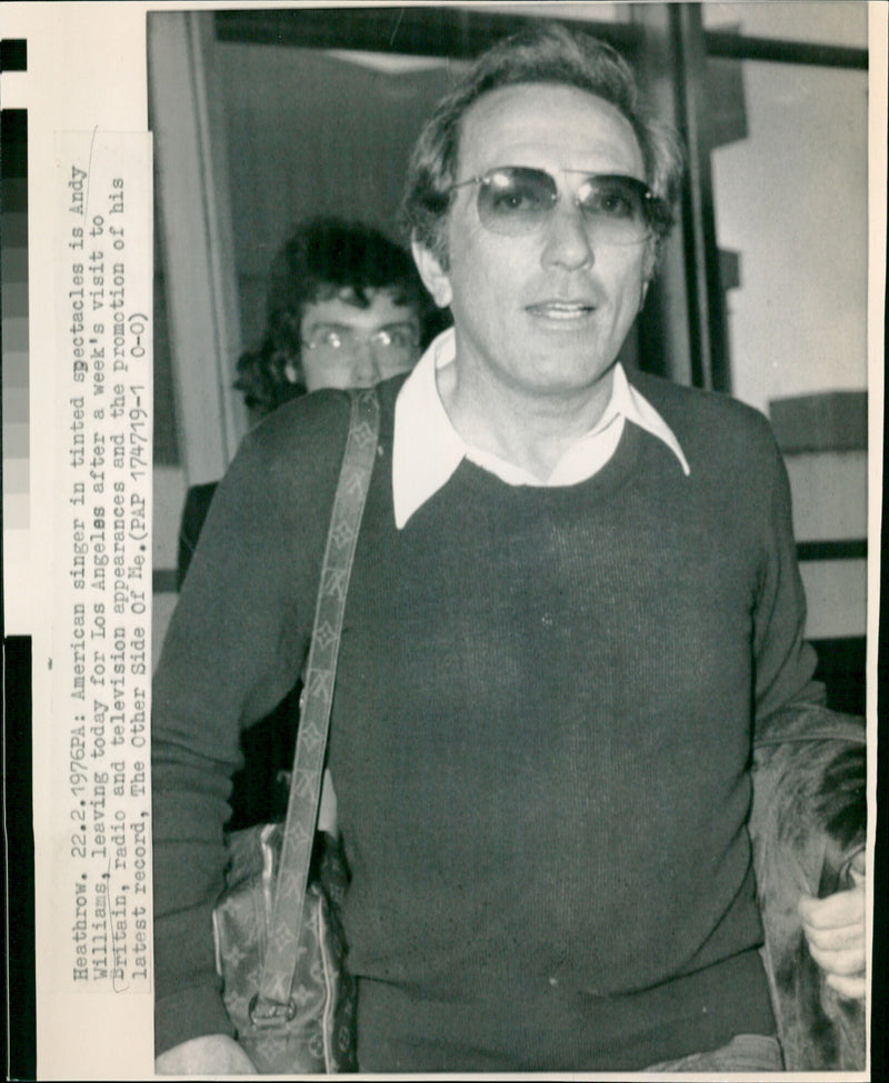 Andy Williams - Vintage Photograph