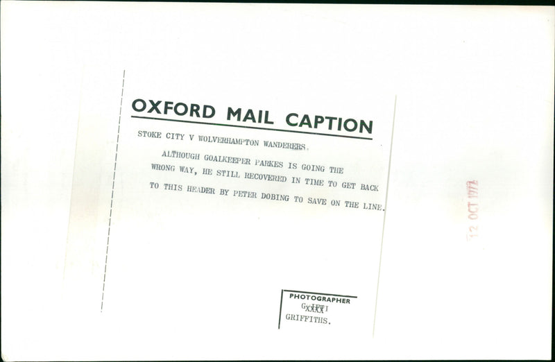 Parkes going the wrong way - Vintage Photograph