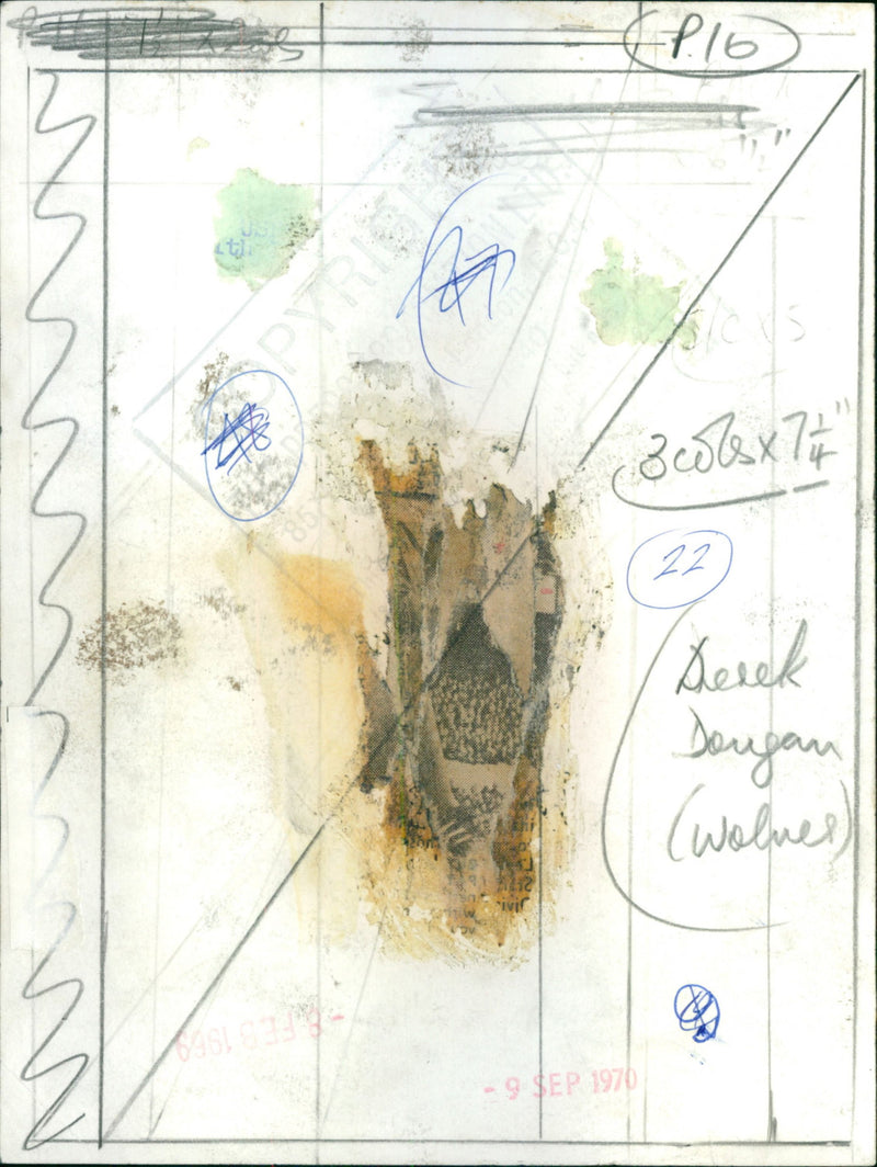 Derek Dougan - Vintage Photograph