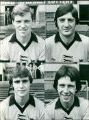 Bob Coy, Wayae Clark, John Humphries, Colin Brazier of Wolverhampton team - Vintage Photograph