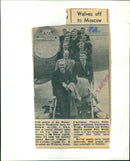 Williams, Stuart, Flowers, Slater, Smith, Broadbent, Swinbourne, Willsnaw, Mullen, manager Stan Cullis  and captain Billy Wright - Vintage Photograph