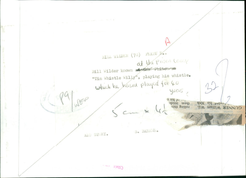 Bill Wilder - Vintage Photograph