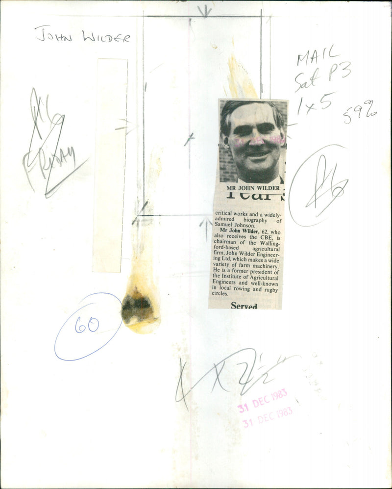 Mr. John Wilder - Vintage Photograph