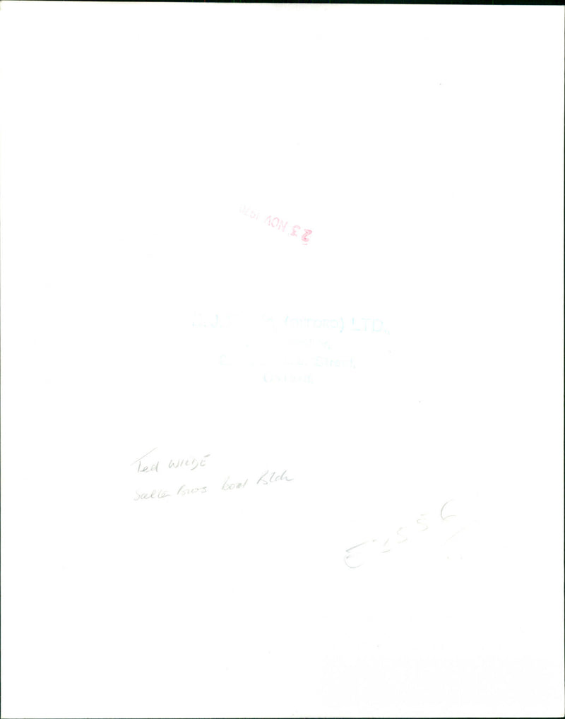 Ted Wilde - Vintage Photograph