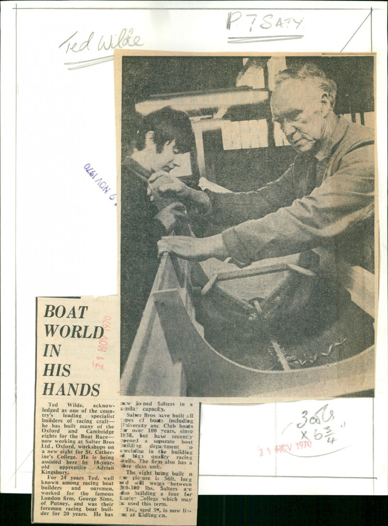 Ted Wilde - Vintage Photograph