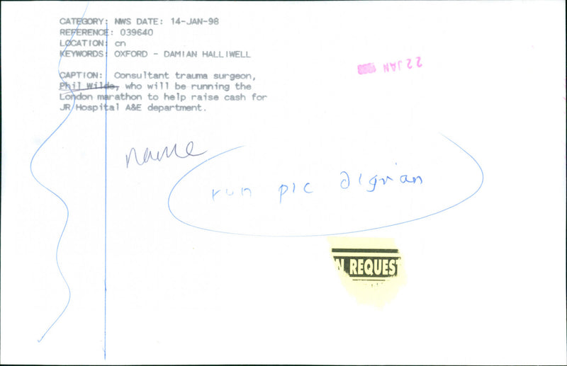 Phil Wilde - Vintage Photograph