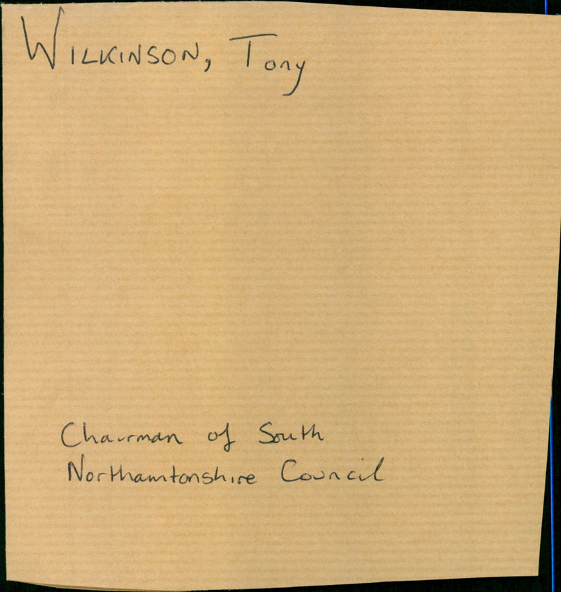 Wilkinson Tony - Vintage Photograph