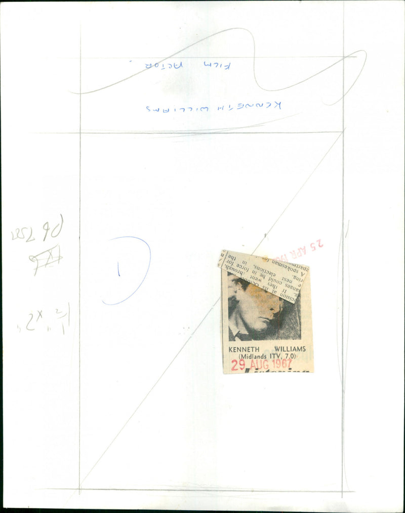 Kenneth Williams - Vintage Photograph