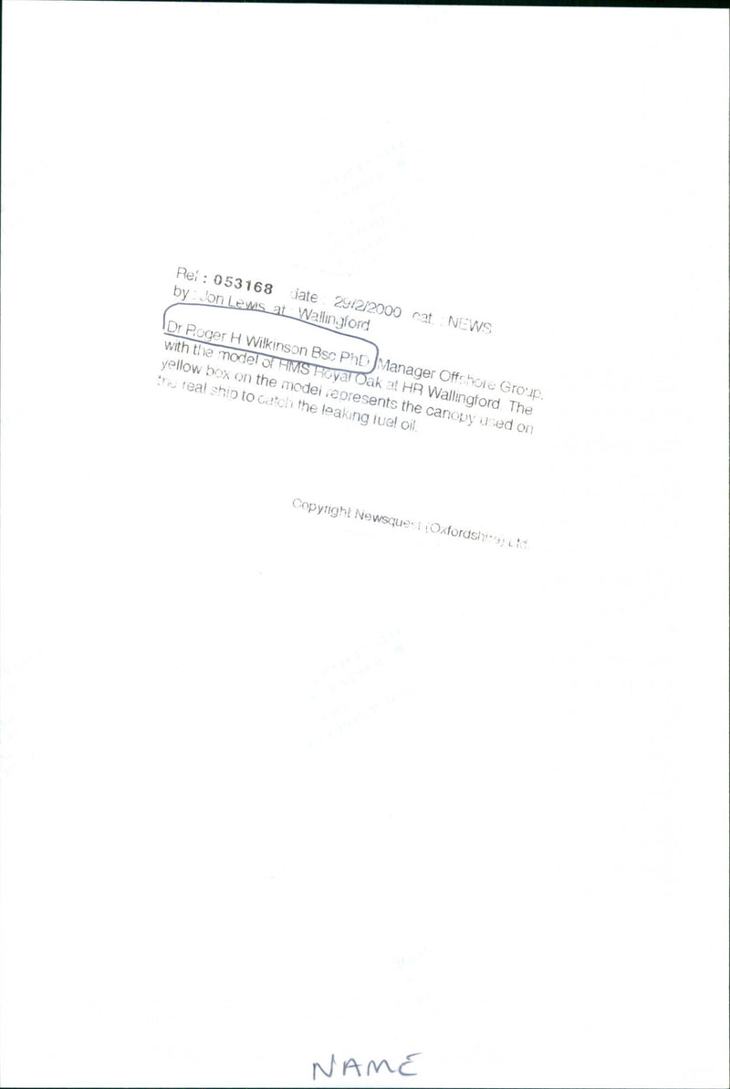 Dr. Roger H Wilkinson - Vintage Photograph