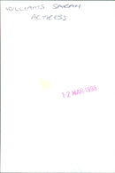 Williams Sarah - Vintage Photograph