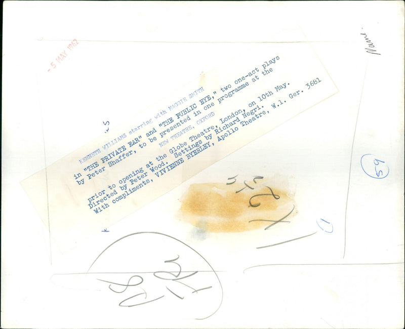 Kenneth Williams - Vintage Photograph