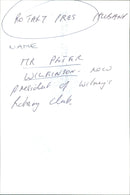 Mr Peter Wilkinson - Vintage Photograph