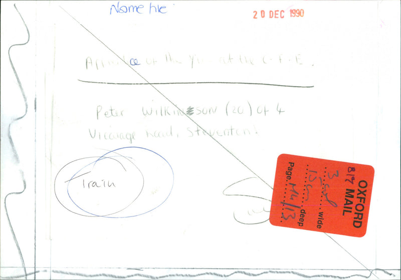 Peter Wilkinson - Vintage Photograph