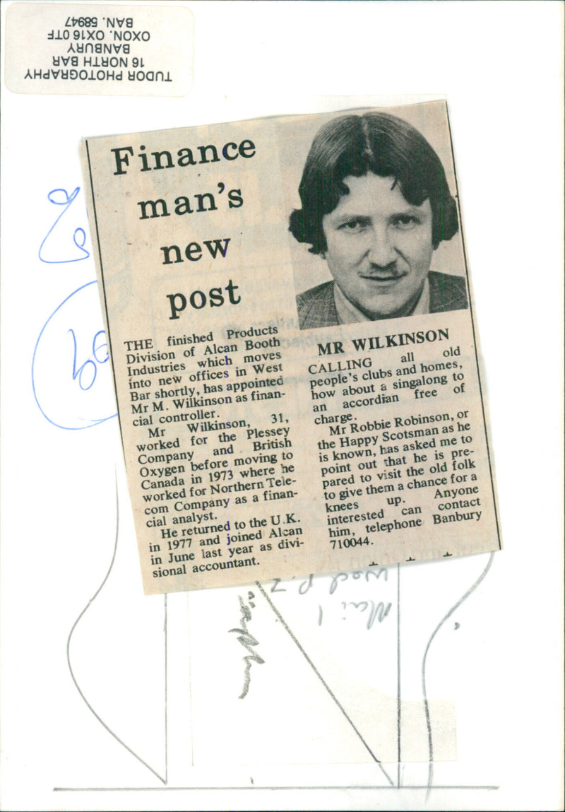 Mr Wilkinson - Vintage Photograph