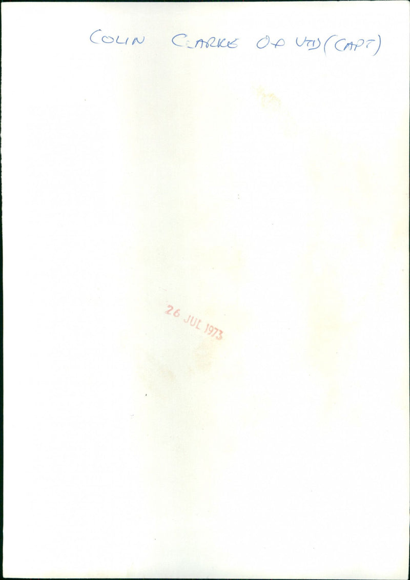 Colin Clarke - Vintage Photograph
