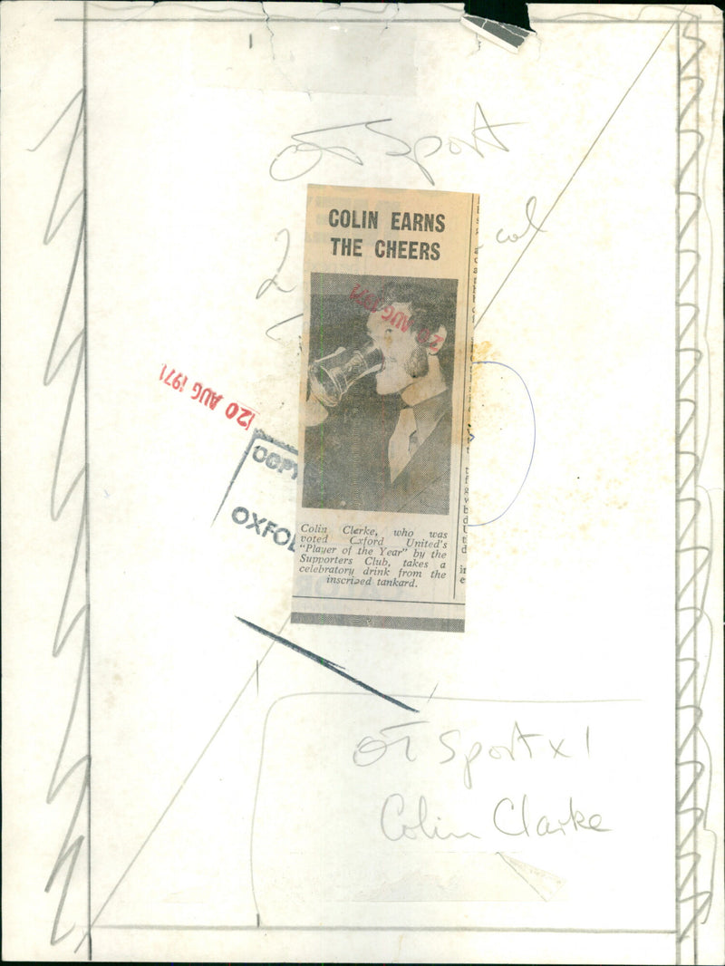 Colin Clarke - Vintage Photograph