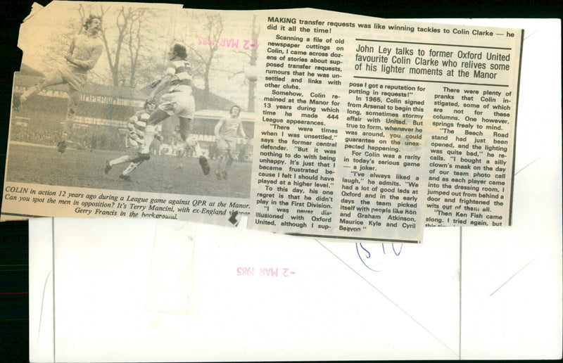 Colin Clarke - Vintage Photograph