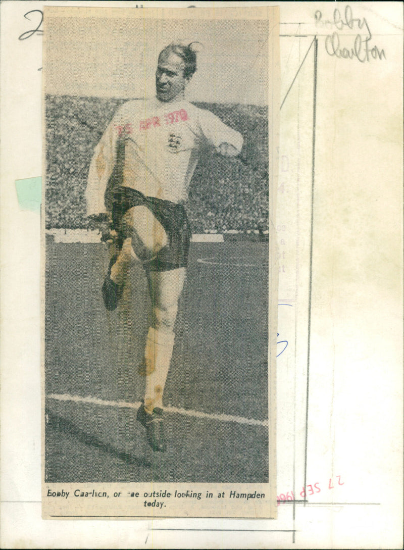 Bobby Charlton - Vintage Photograph