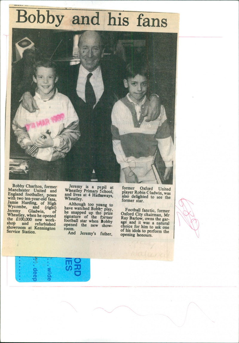Bobby Charlton - Vintage Photograph
