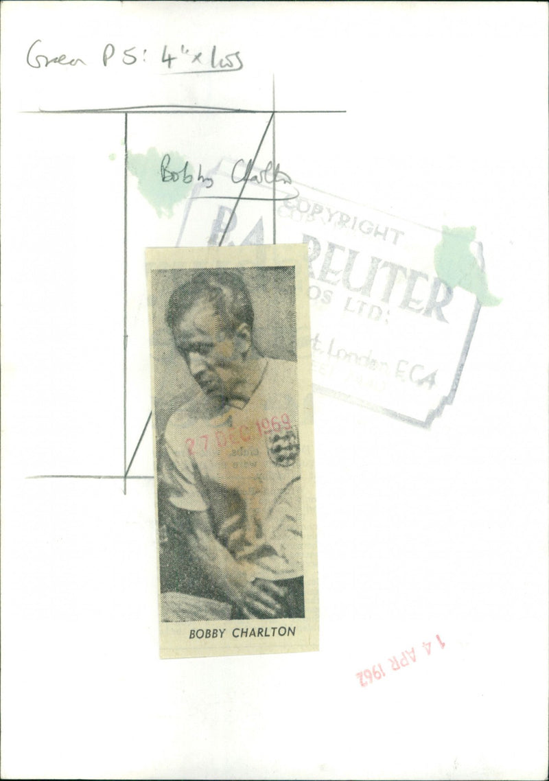 Bobby Charlton - Vintage Photograph
