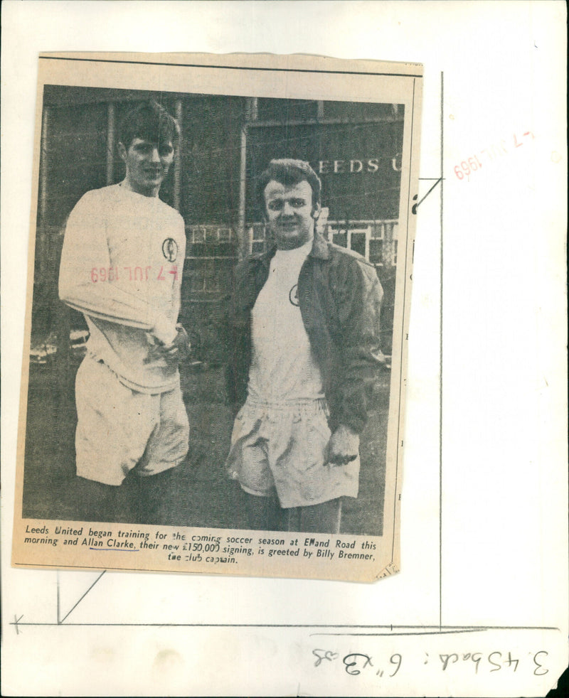 Allan Clarke - Vintage Photograph