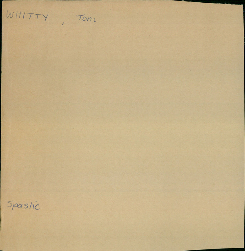 Mrs Anne Whitty, Toni - Vintage Photograph