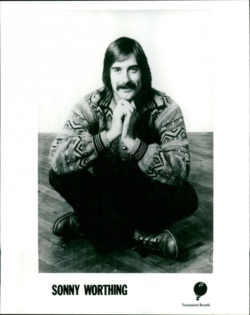 Musician Sonny Worthing performing in London. - Vintage Photograph