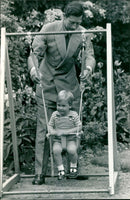 Prince William and Prince Charles - Vintage Photograph