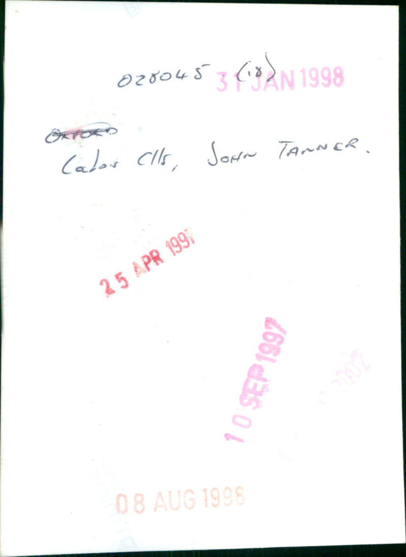 John Tanner - Vintage Photograph