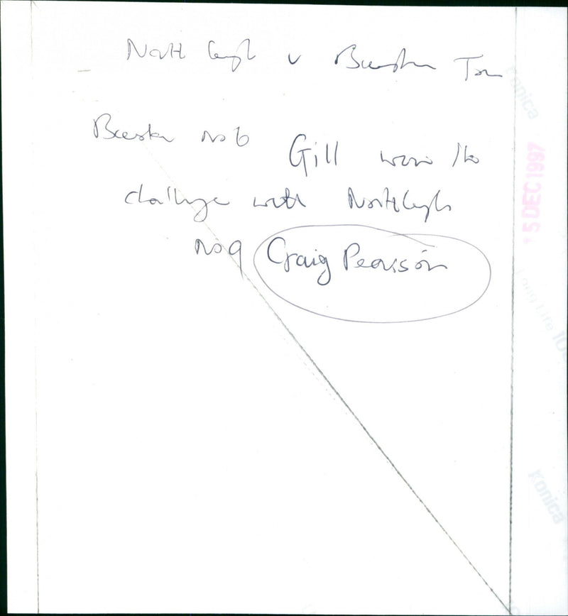 Craig Pearson - Vintage Photograph