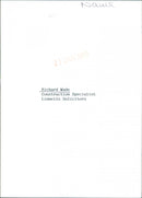 Richard Wade - Vintage Photograph