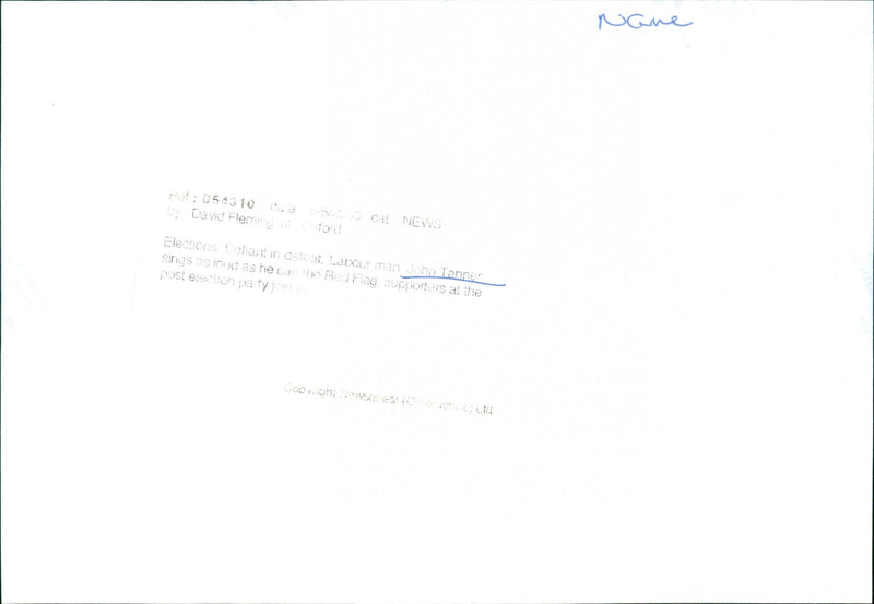 John Tanner - Vintage Photograph