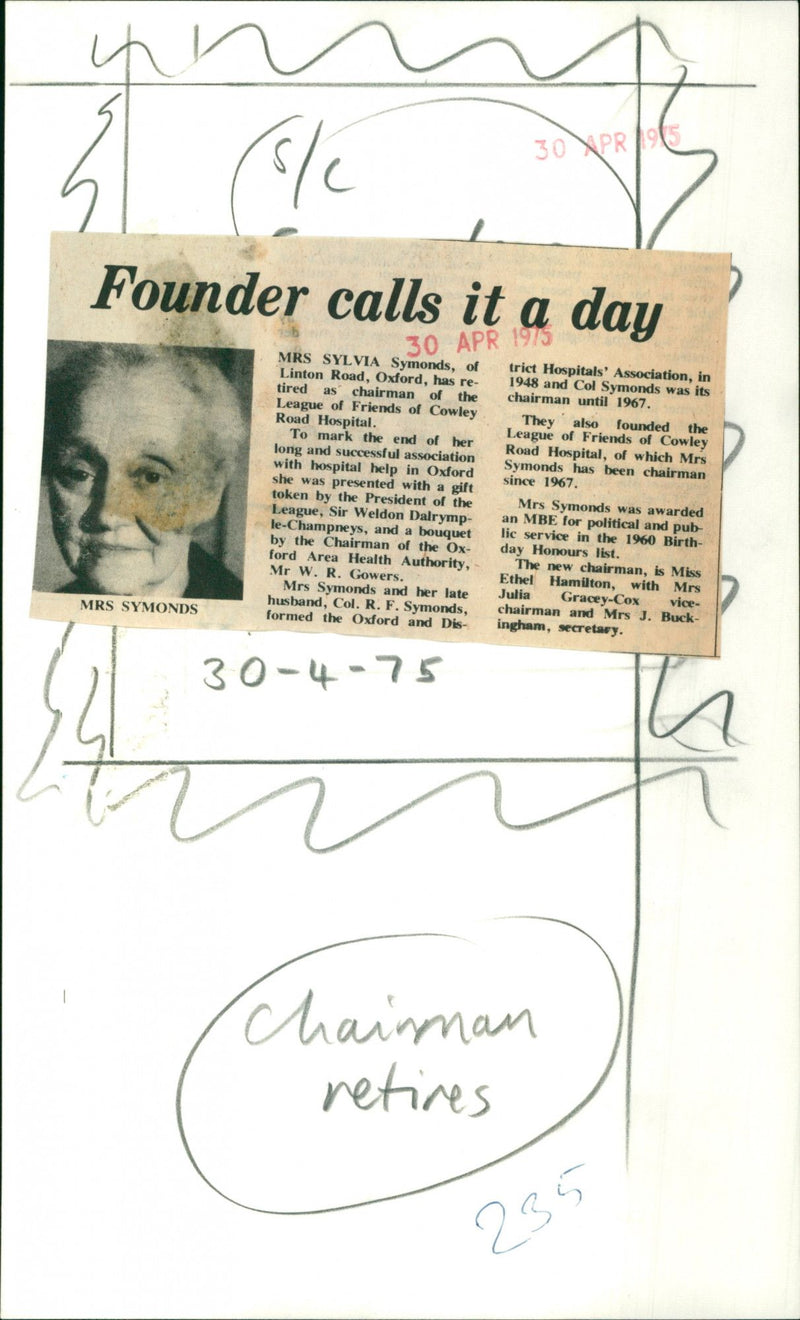 Sylvia Symonds - Vintage Photograph