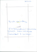 Nick Yearsley - Vintage Photograph