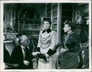 Wilfred Hyde-White, Maureen O'Hara, Fay Compton - Vintage Photograph