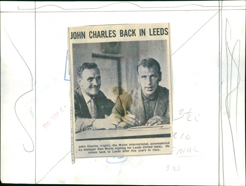 John Charles - Vintage Photograph