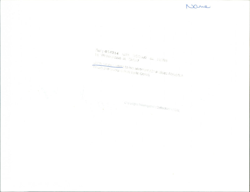 John Warner - Vintage Photograph