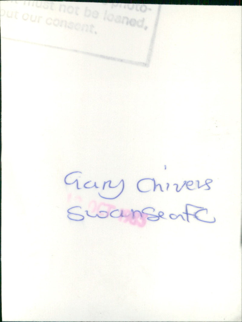 Gary Chivers - Vintage Photograph