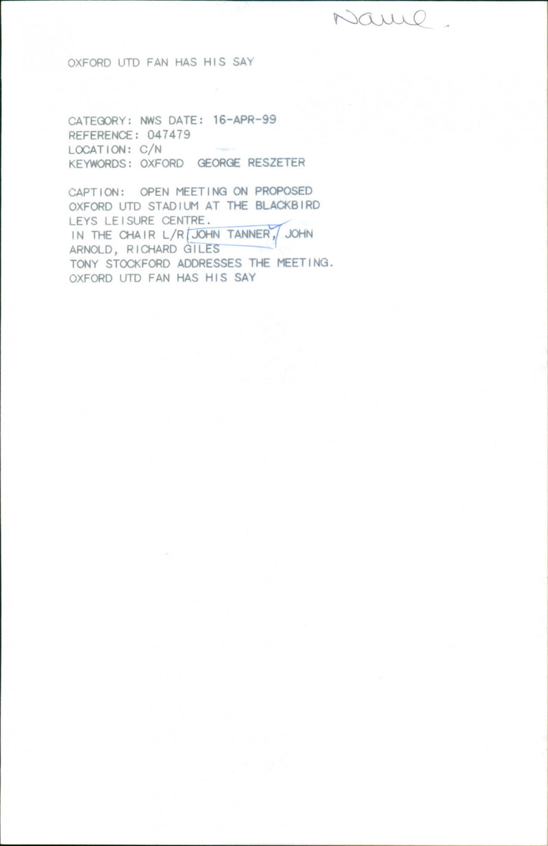 John Tanner - Vintage Photograph