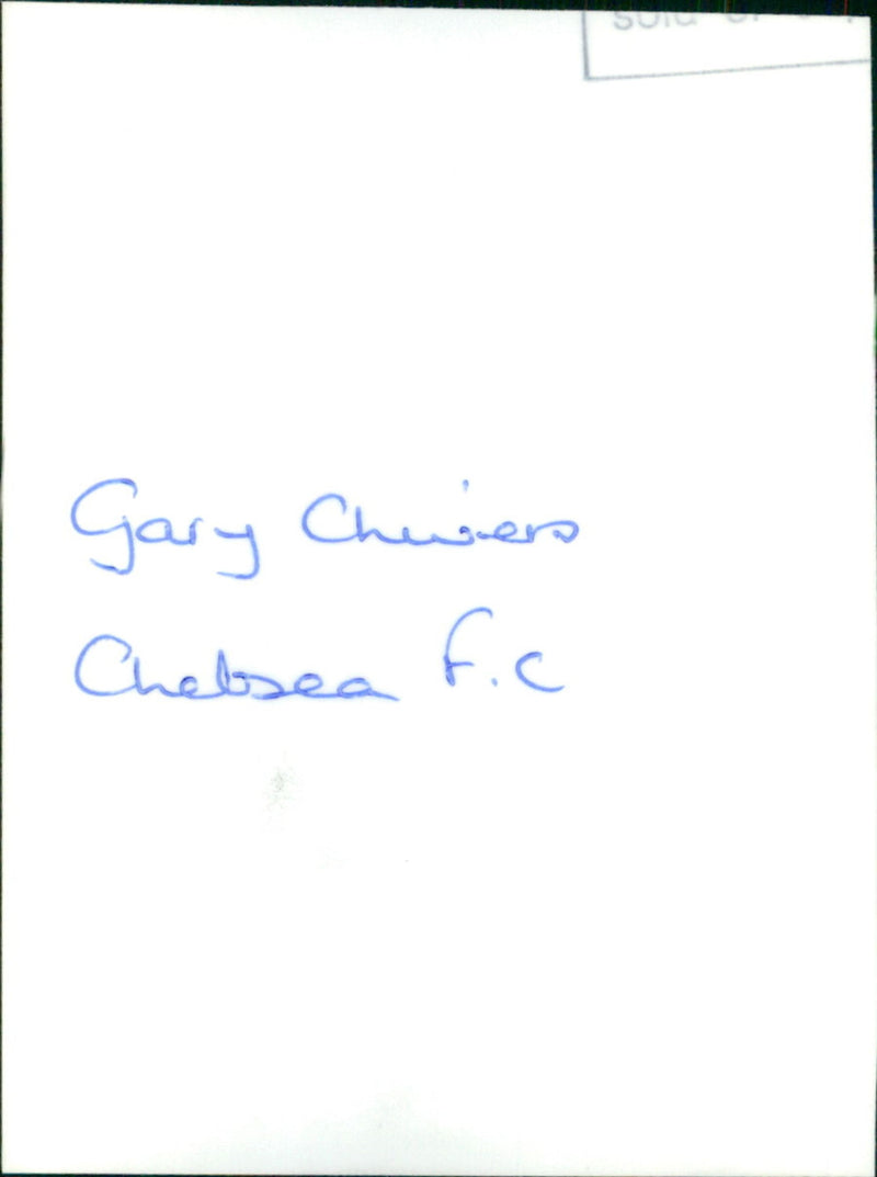 Gary Chivers - Vintage Photograph