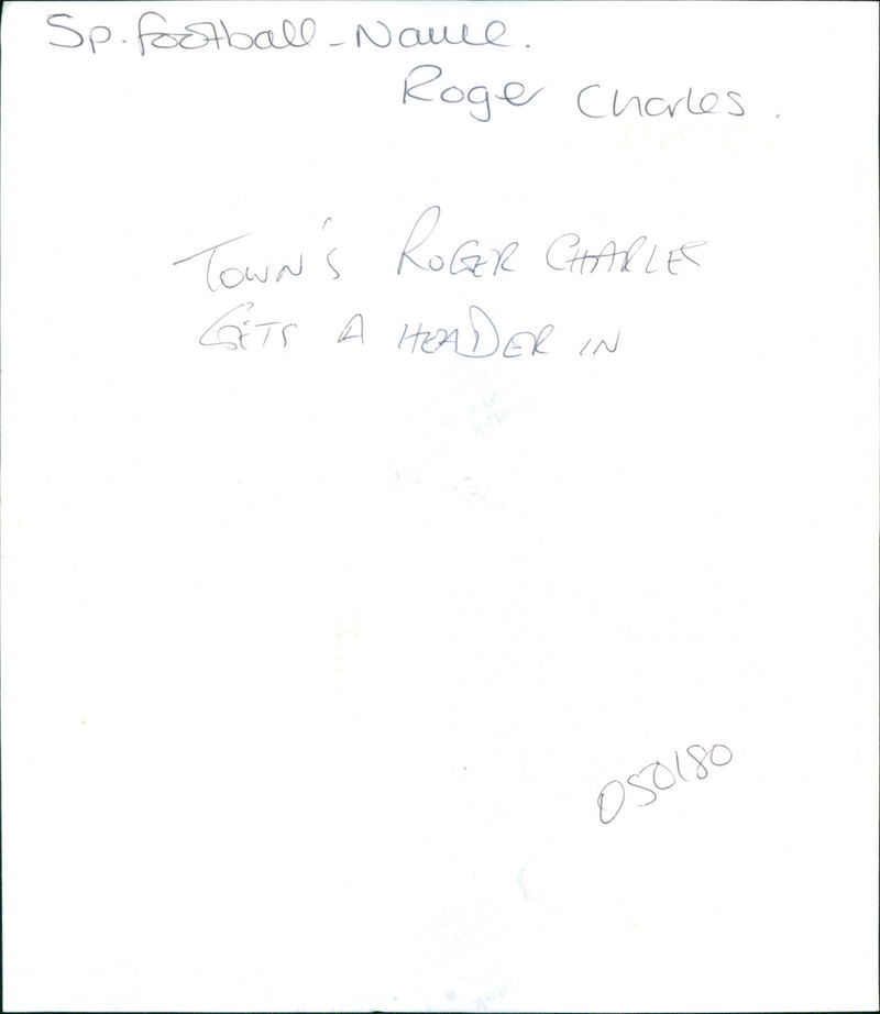 Roger Charles - Vintage Photograph