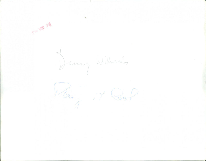 Danny Williams - Vintage Photograph