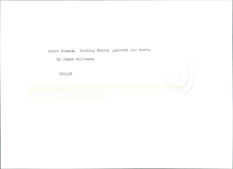 Mr. James Williams - Vintage Photograph