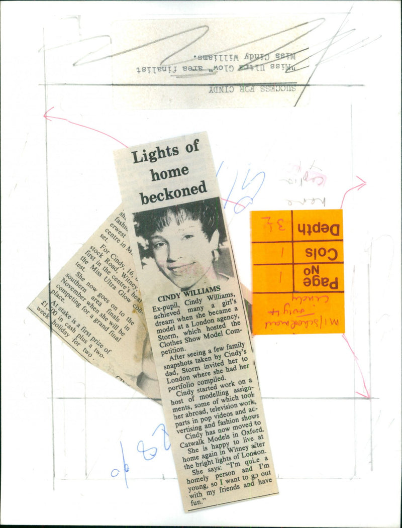 Cindy Williams - Vintage Photograph