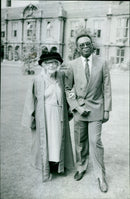 Dr. Cicely Williams and Prof. Aki Sawyer - Vintage Photograph