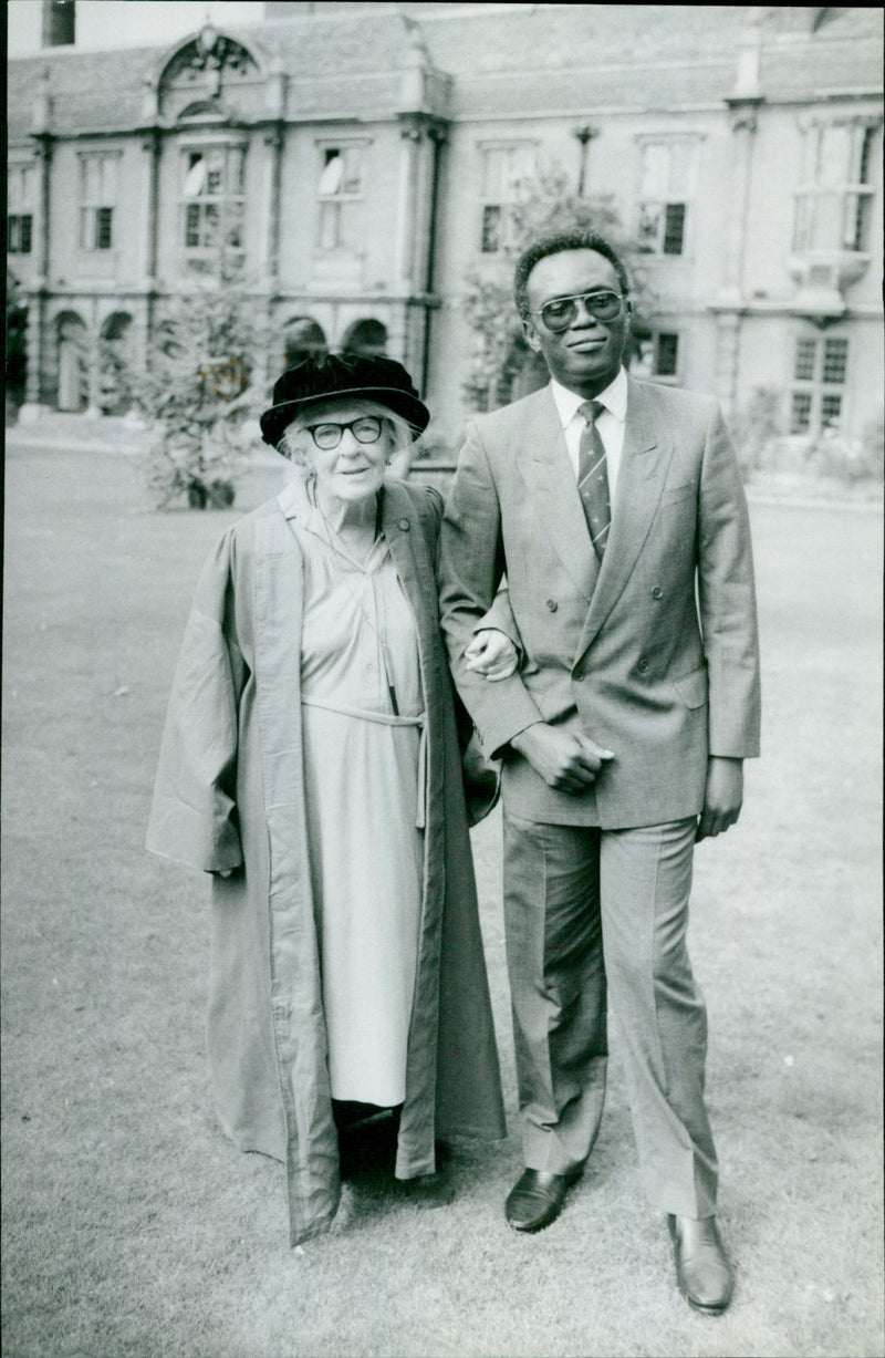 Dr. Cicely Williams and Prof. Aki Sawyer - Vintage Photograph
