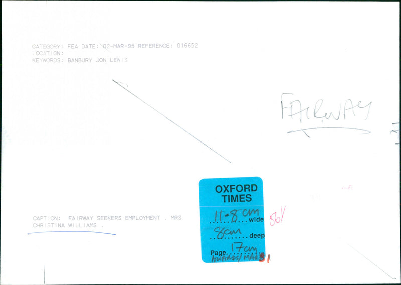 Christina Williams - Vintage Photograph